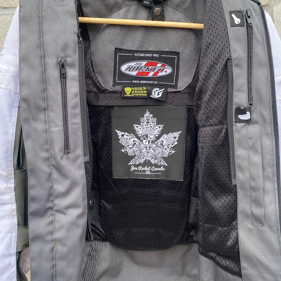 Joe Rocket Women's Victoria Textile Motorcycle Jacket Grey & White XS - Picture 5 of 14